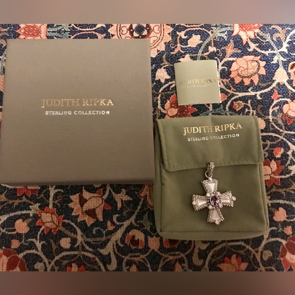 Judith Ripka Cross Charm Pendant